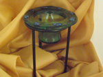 Blue tea light holder